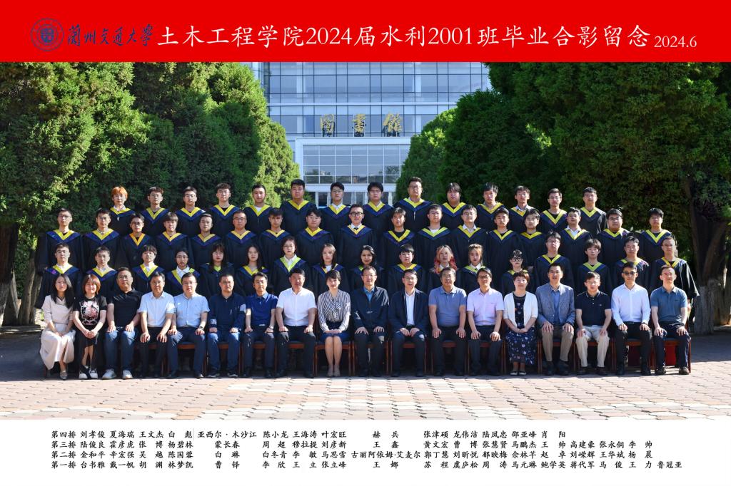 水利2001班毕业照