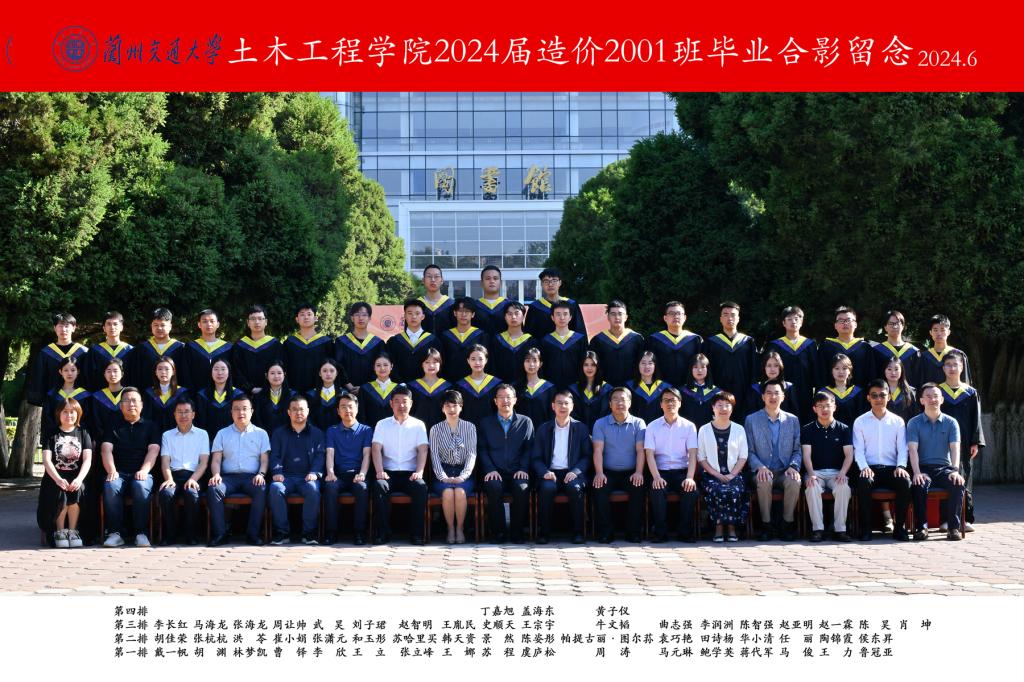 造价2001班毕业照